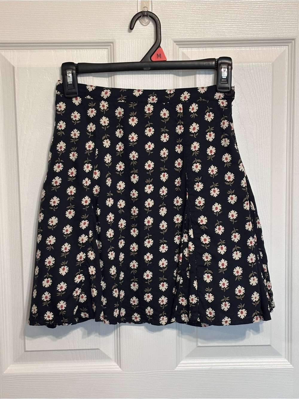 Billabong Jane Skipper Navy Floral Skater Flared Mini Skirt Women’s Size Small